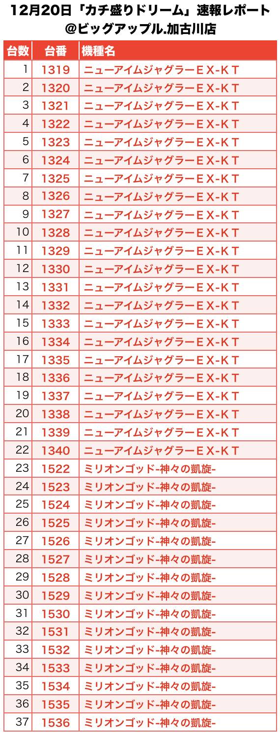 加古川 ビッグ アップル